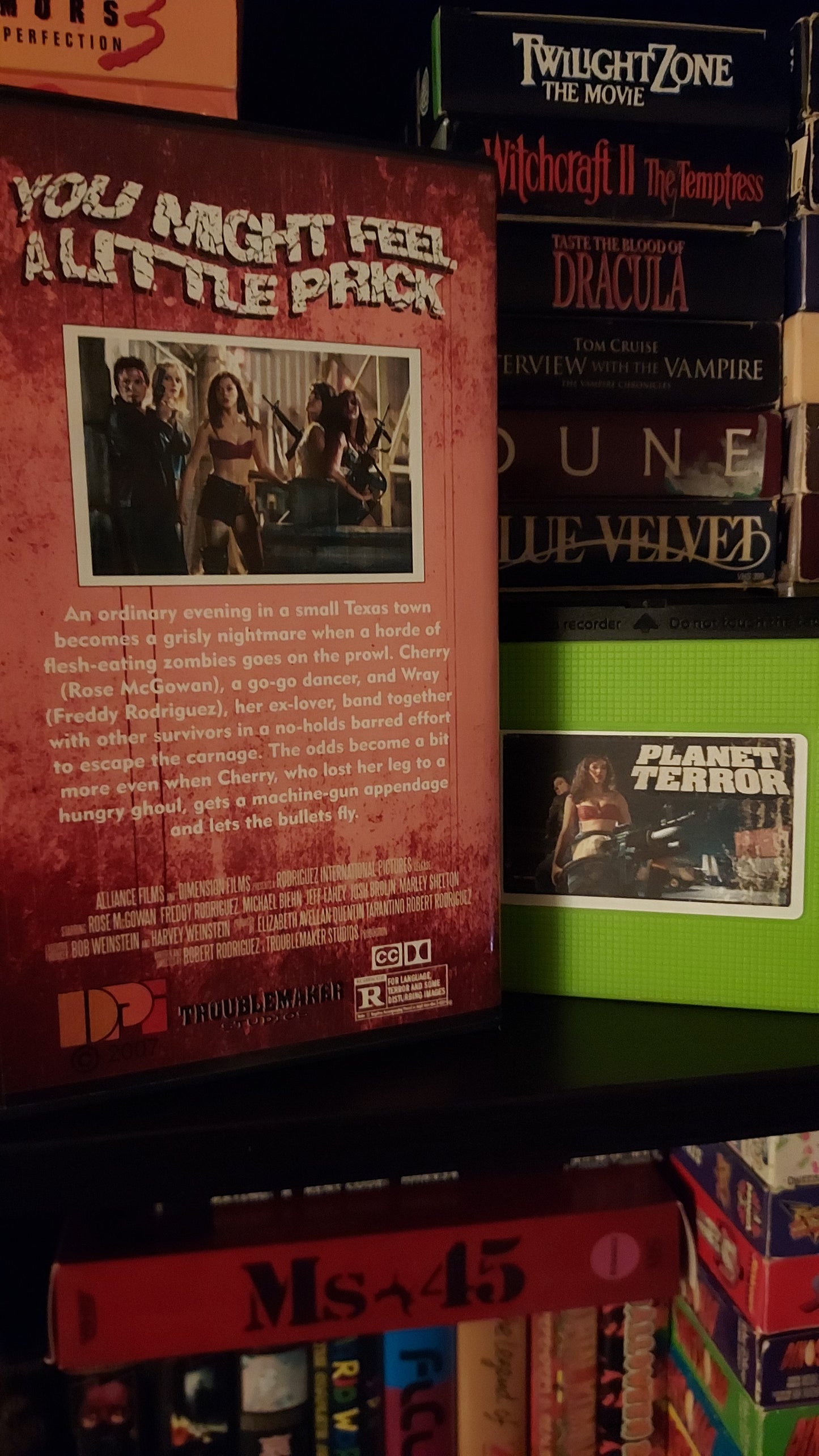 Grindhouse's Planet Terror Artpiece VHS