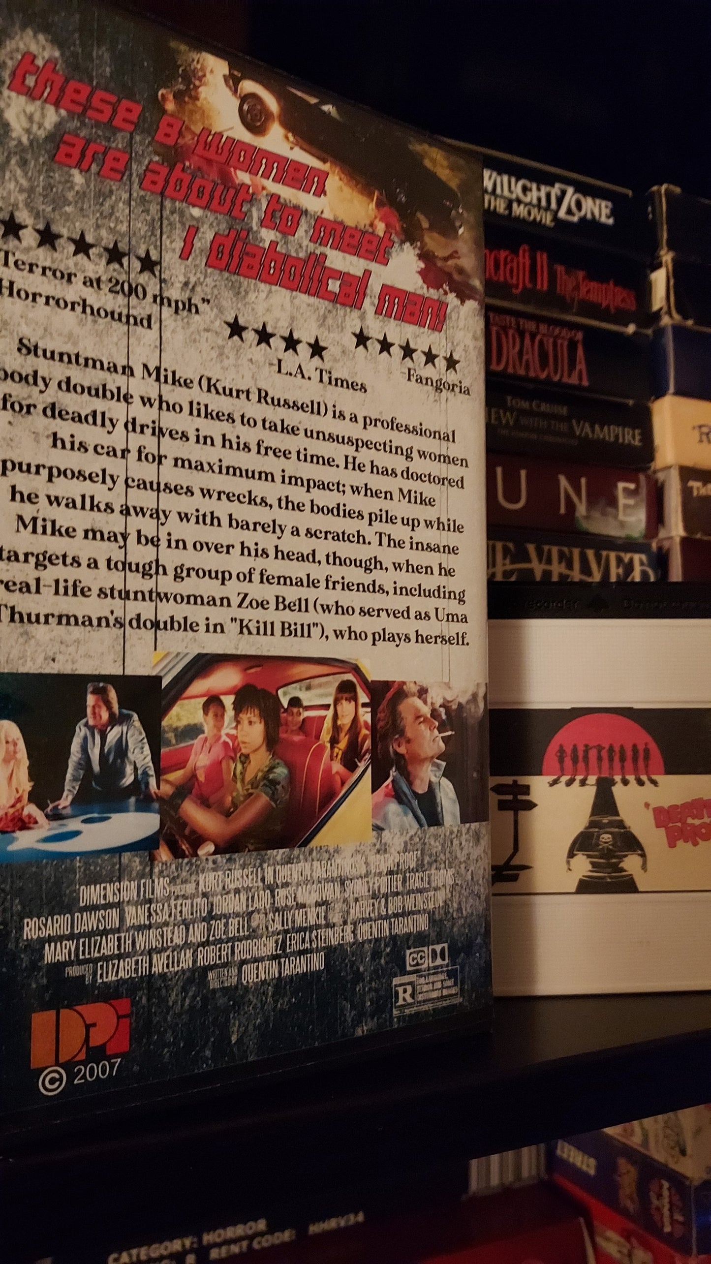 Grindhouse's Death Proof Artpiece VHS