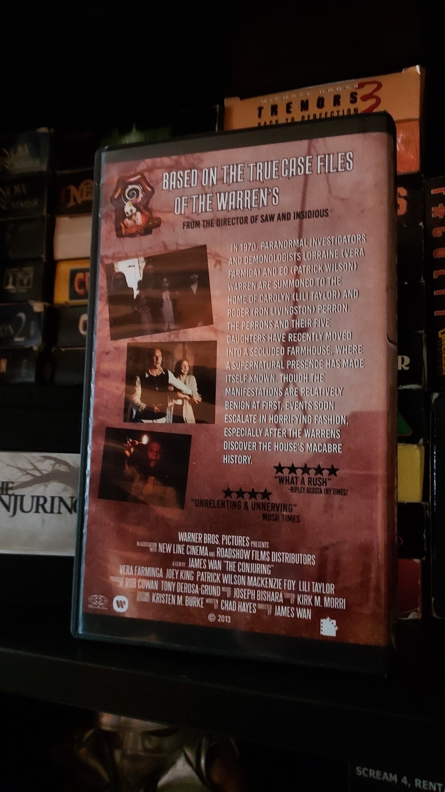The Conjuring Artpiece VHS