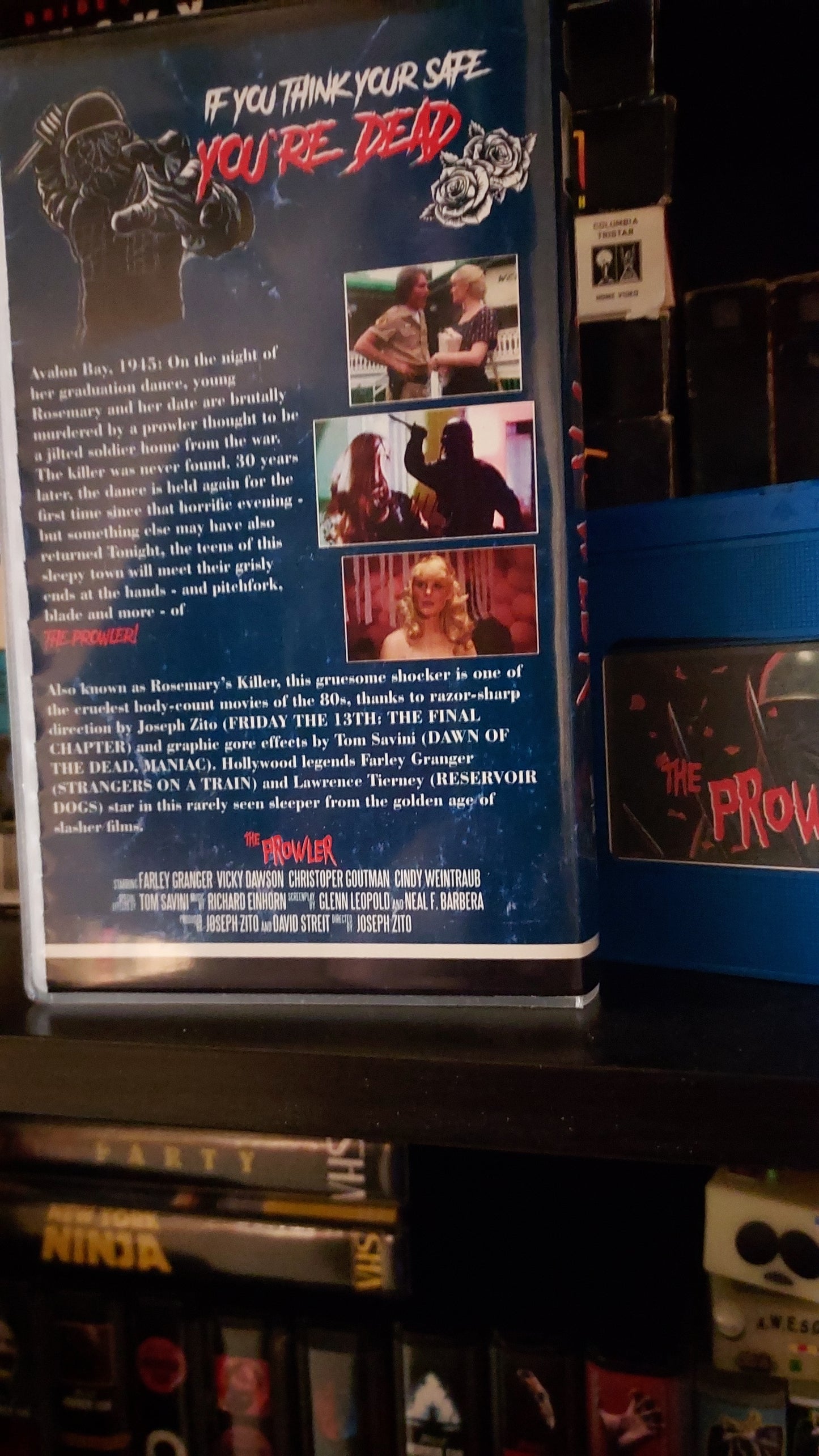 The Prowler Artpiece VHS