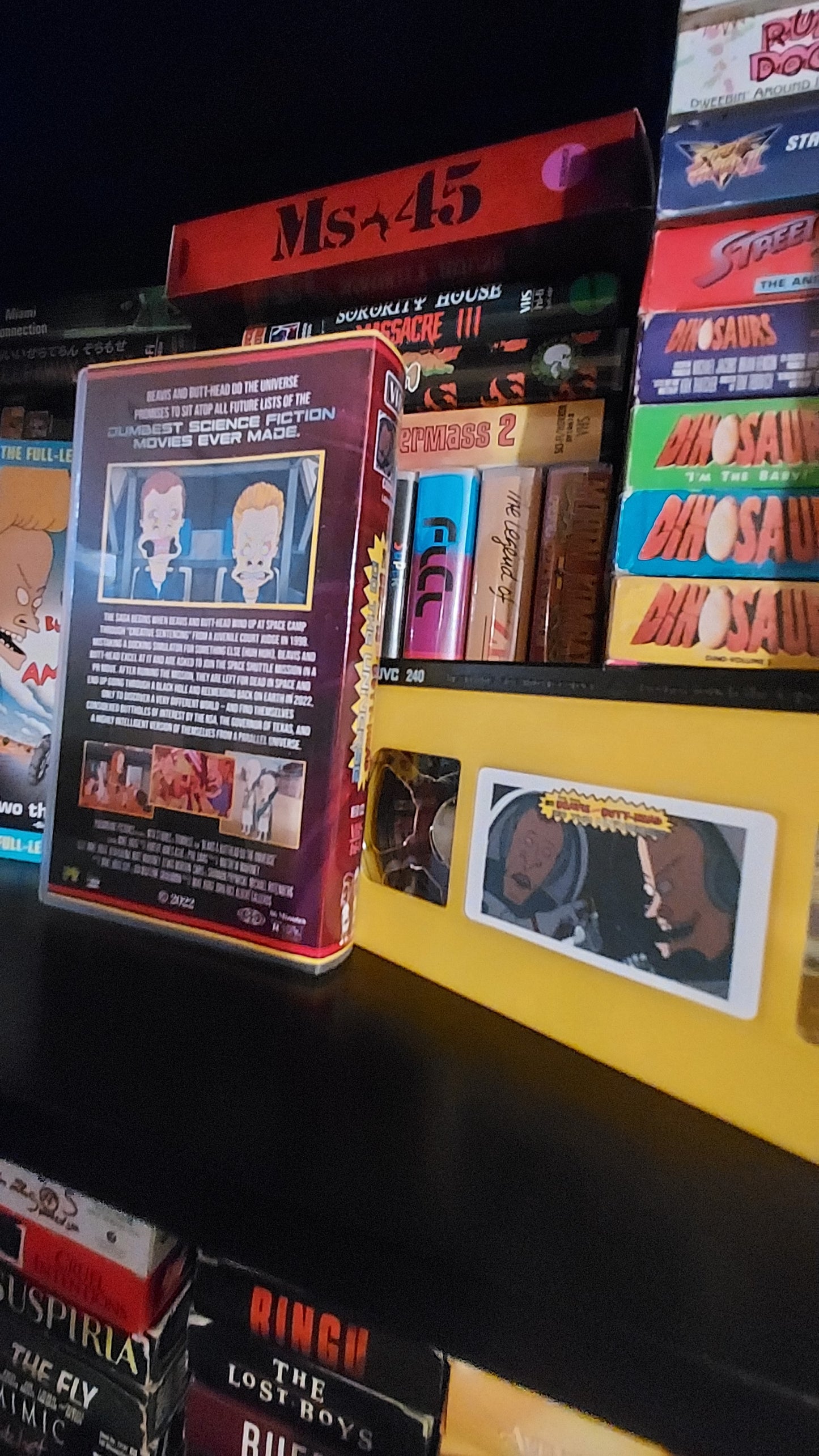 Beavis and Butthead Do The Universe Artpiece VHS