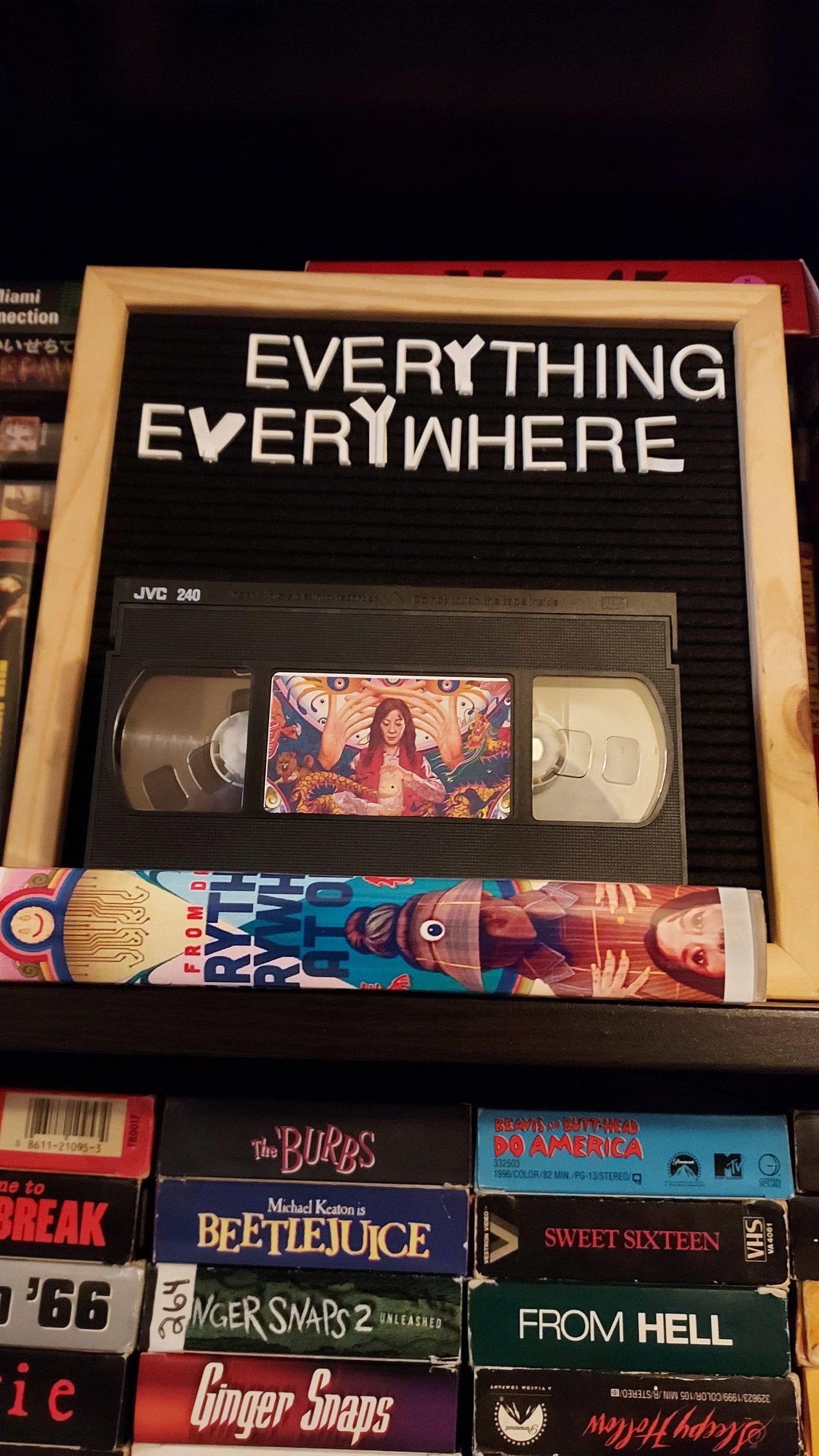 Everything, Everywhere, All The Time Artpiece VHS