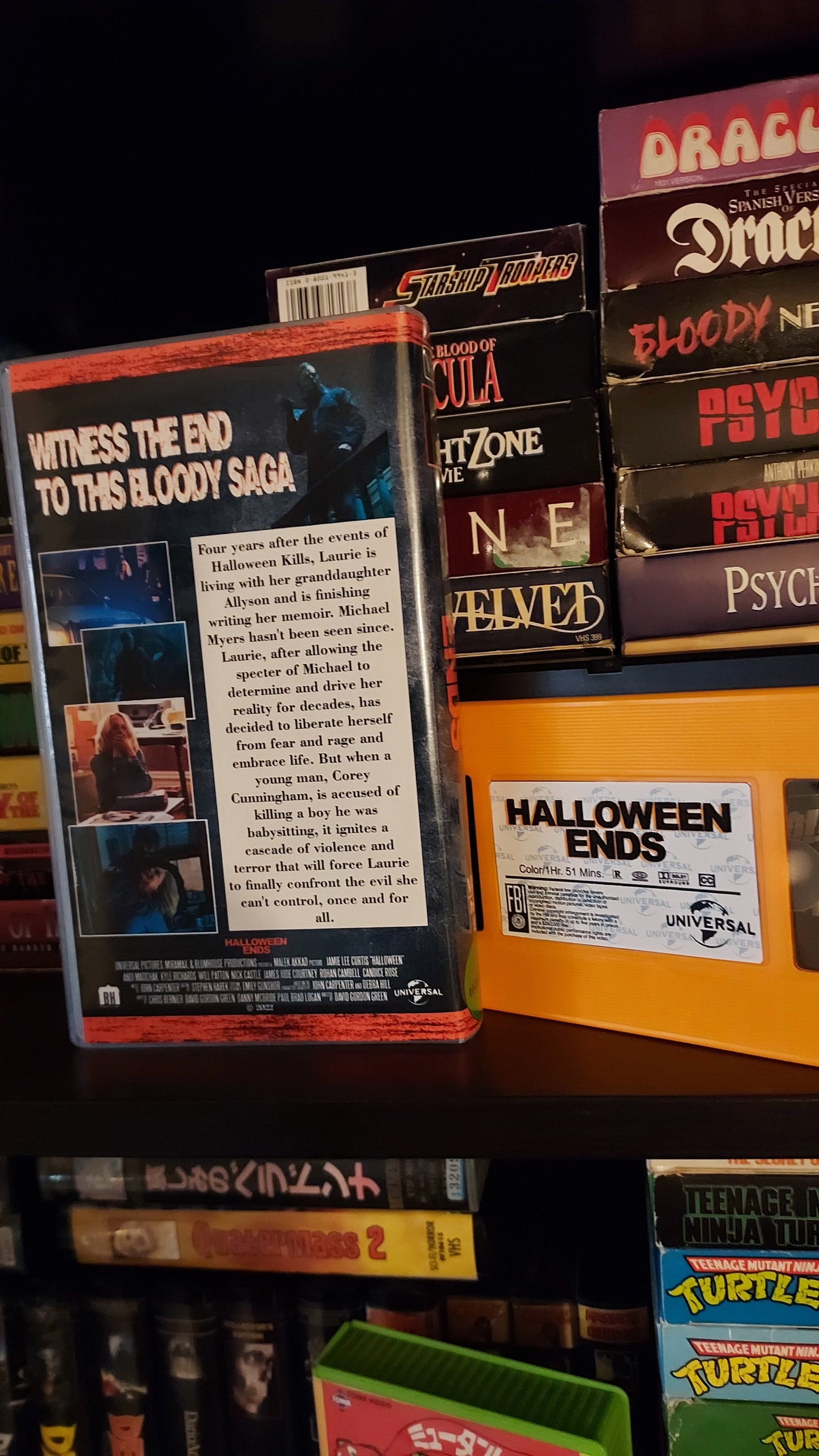 Halloween Ends Artpiece VHS