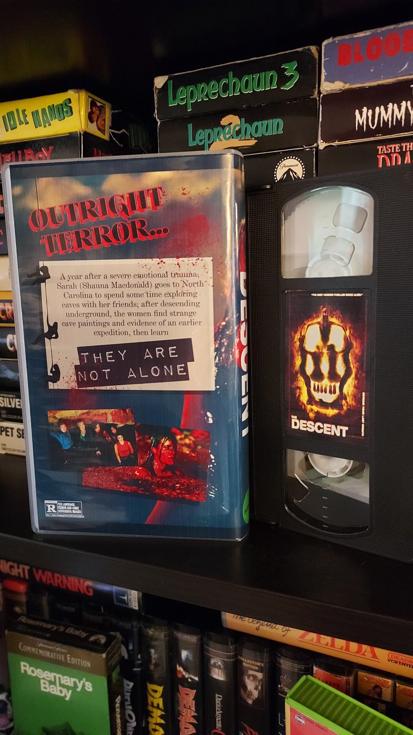 The Descent Artpiece VHS