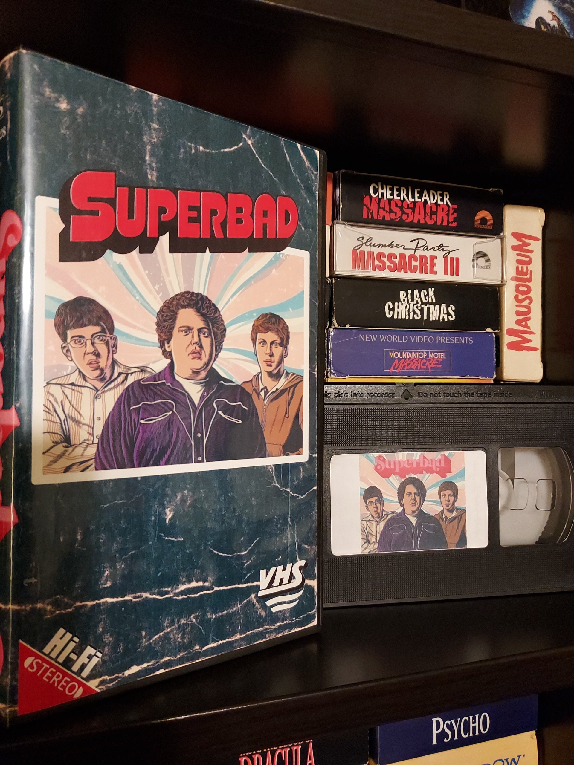 Superbad VHS Artpiece – MOSHPIT MEDIA