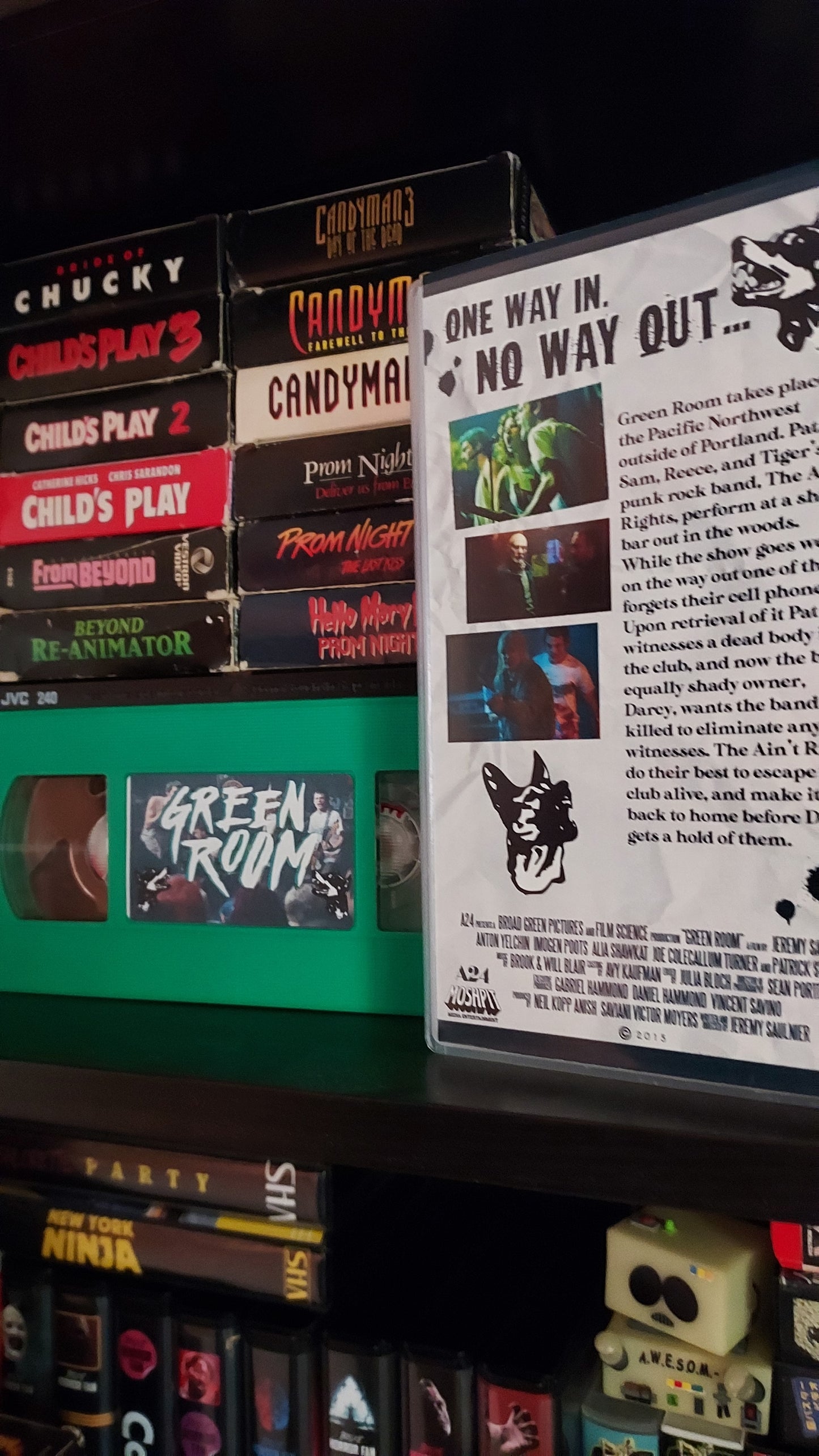 Green Room Artpiece VHS