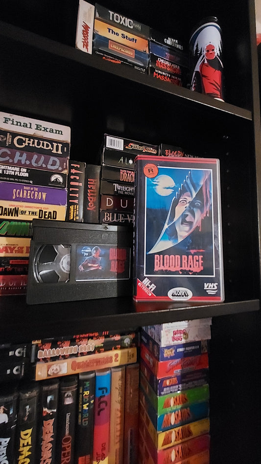 Blood Rage Artpiece VHS