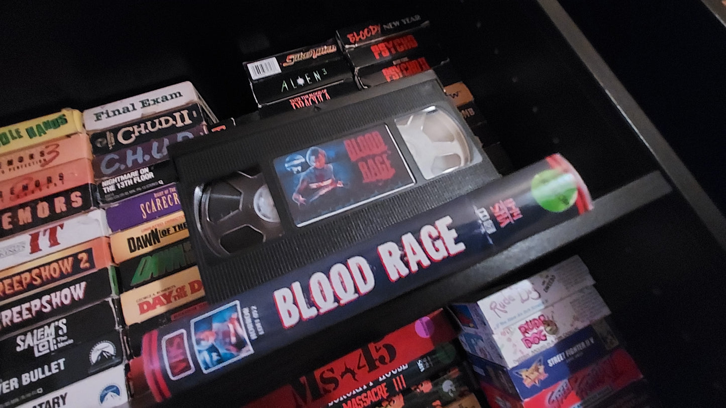 Blood Rage Artpiece VHS