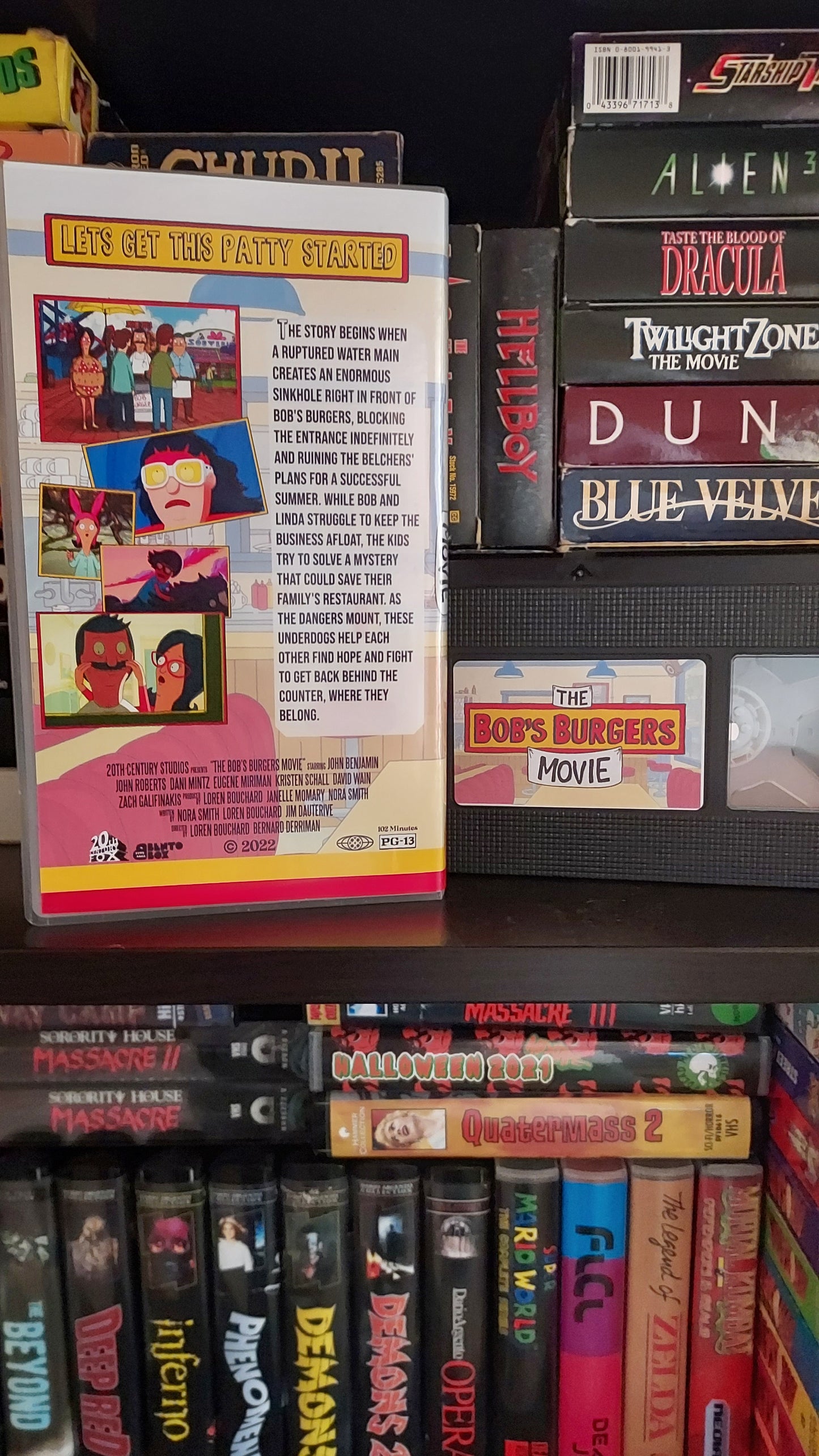 Bob's Burgers: The Movie VHS ARTPIECE