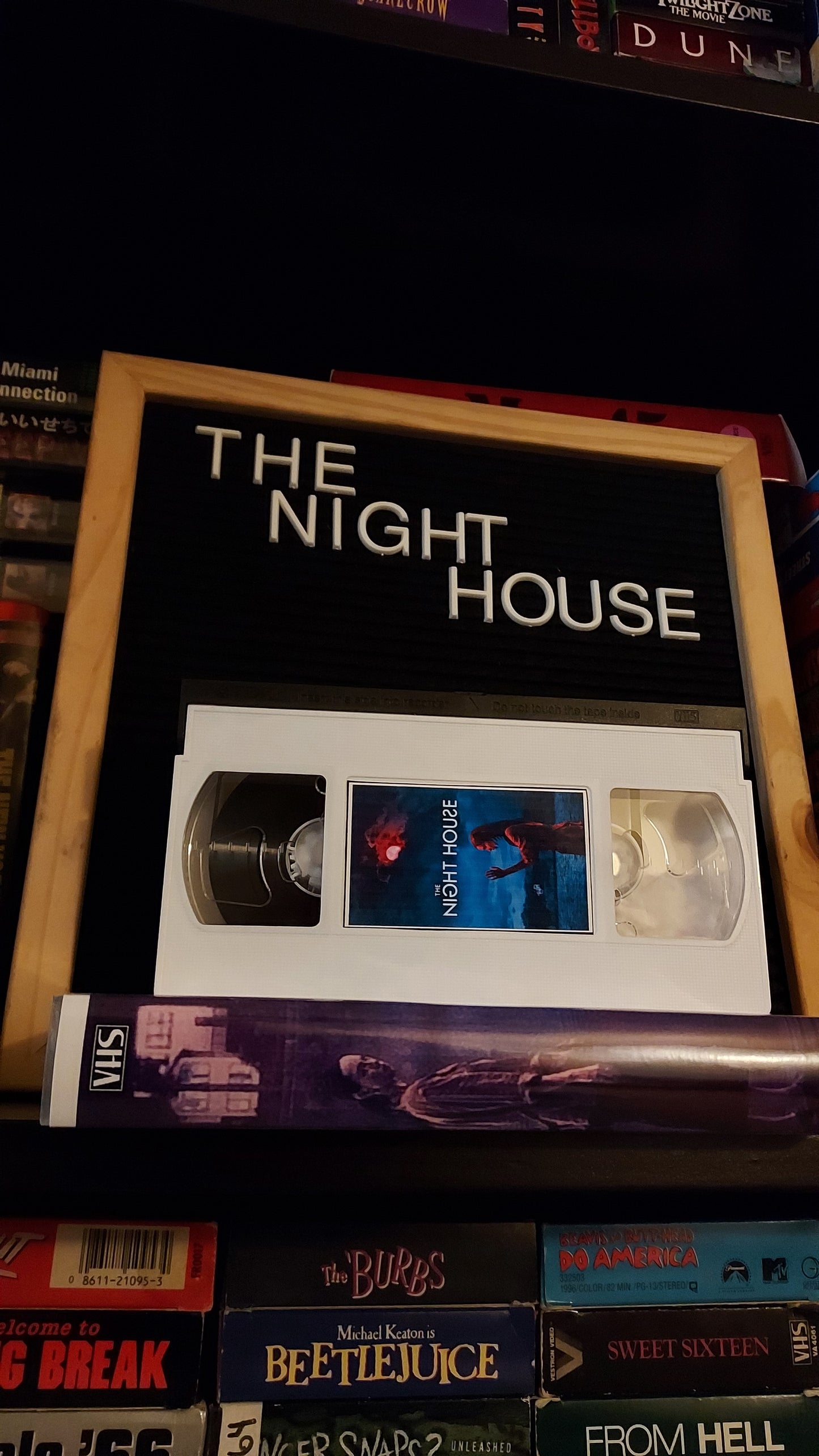 The Night House Artpiece VHS