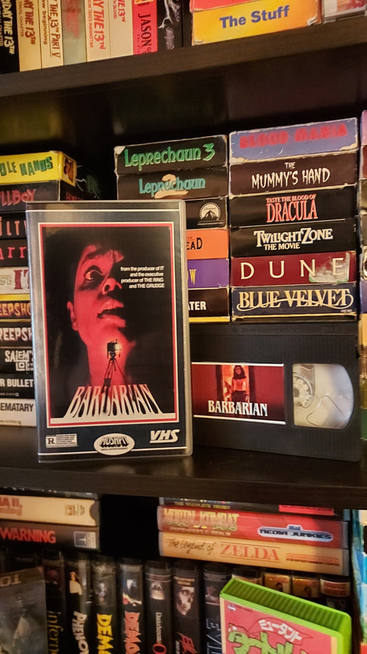 Barbarian Artpiece VHS