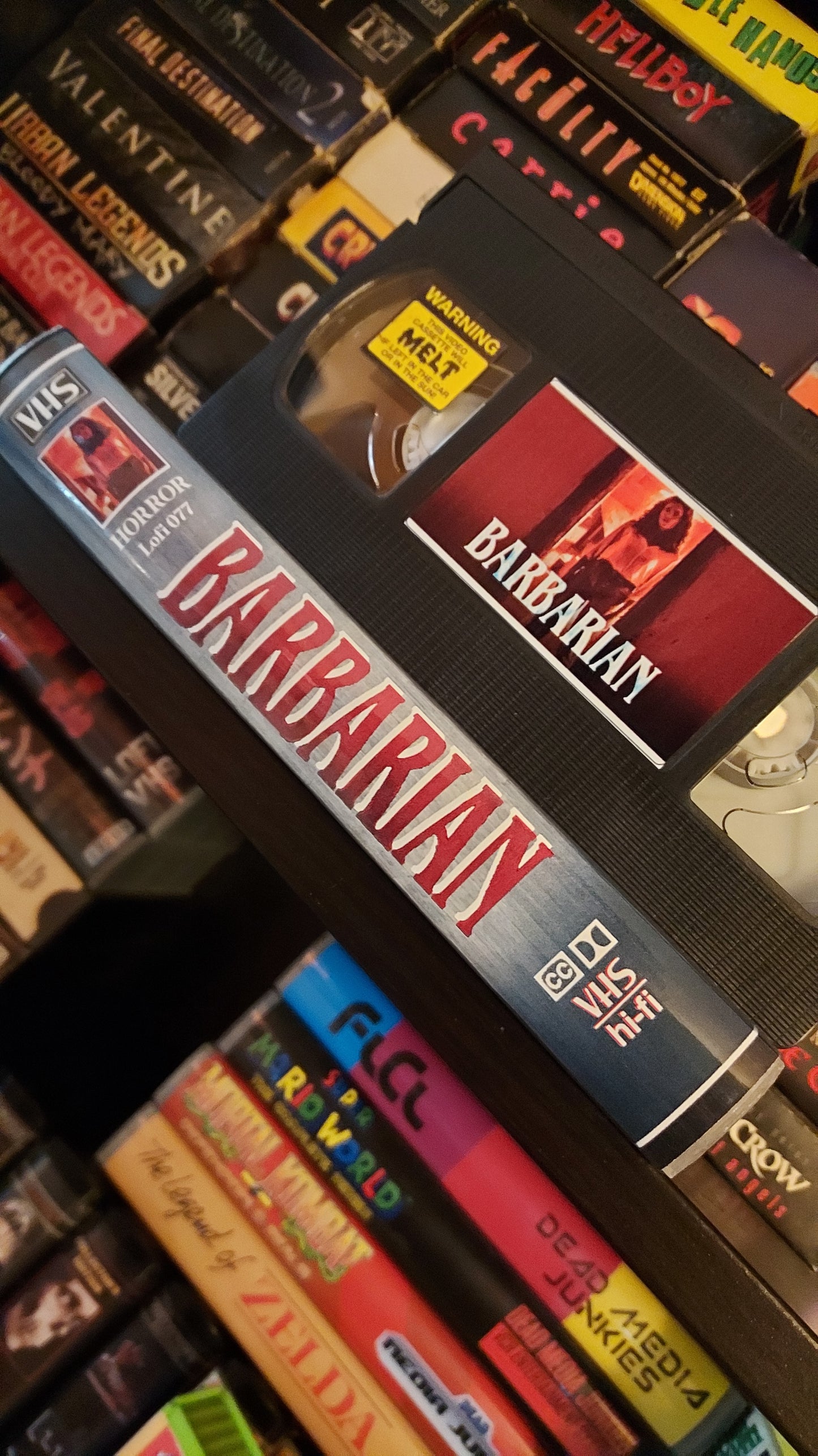 Barbarian Artpiece VHS